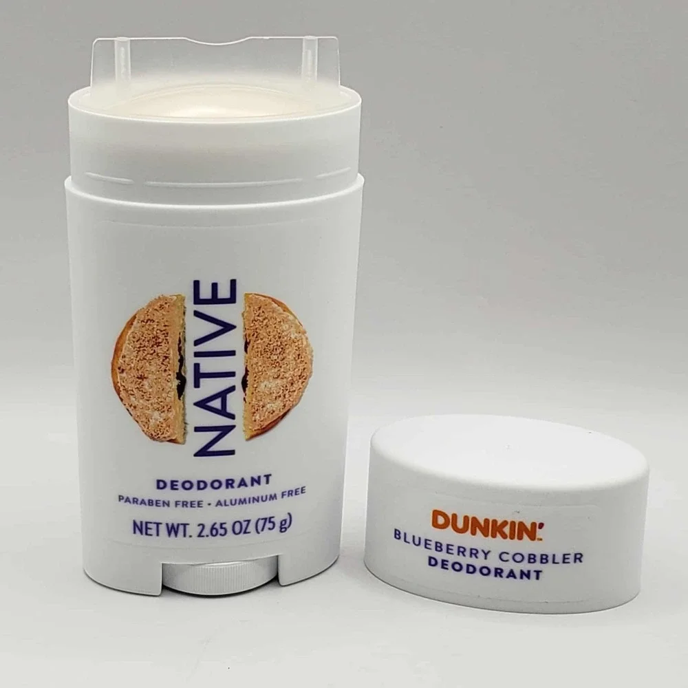Native x Dunkin Blueberry Cobbler Aluminum Paraben Free Deodorant 2.65oz - 2Pack - Picture 2 of 8